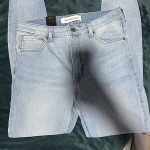 Calvin Klein Women's Skinny Jeans in Light Blue
